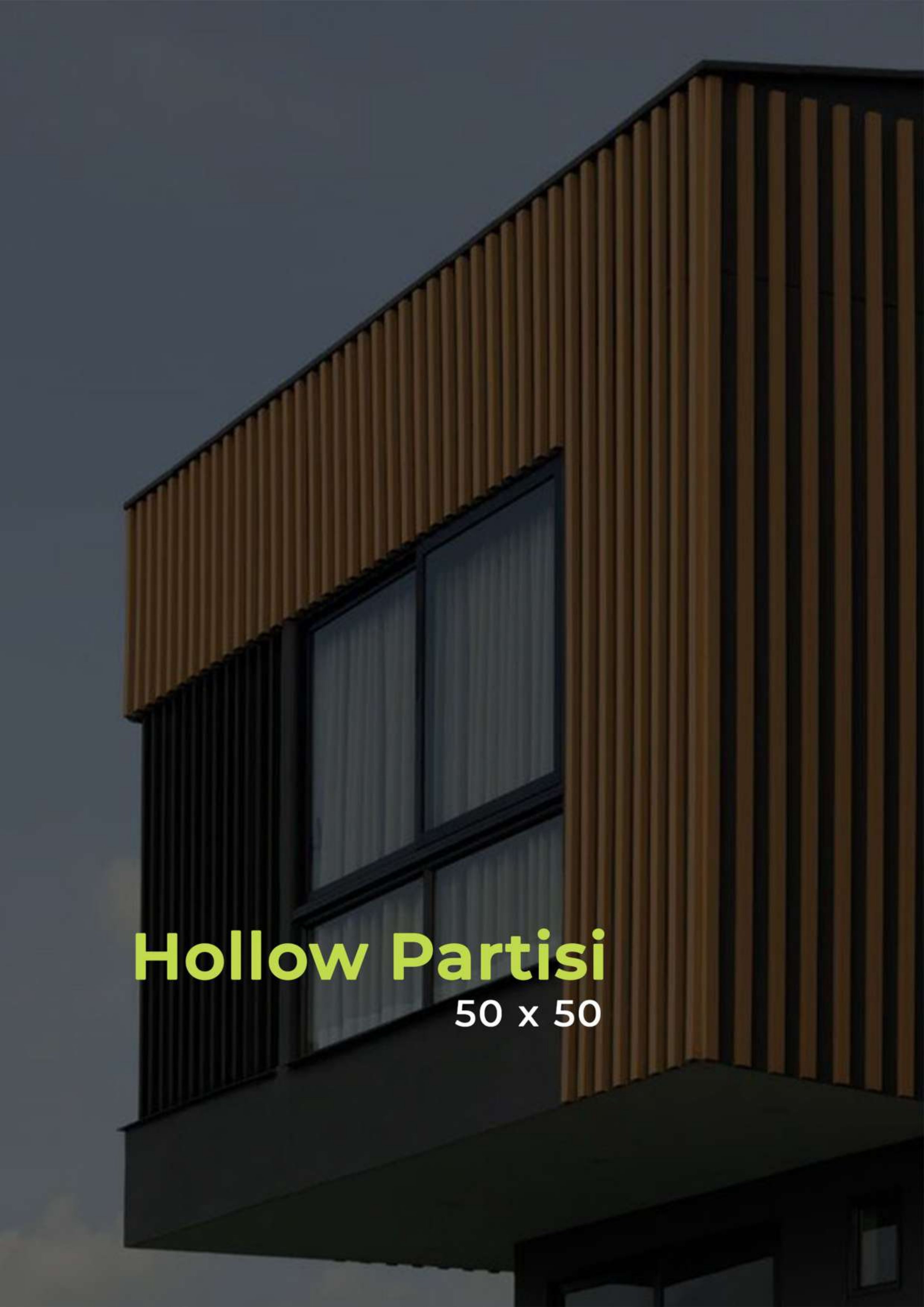 Champion WPC Hollow Partisi Outdoor