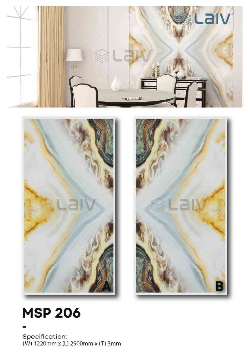 E-Catalog Laiv - UV Marble, PU Panel, alum. dan stainles decor line (Share)