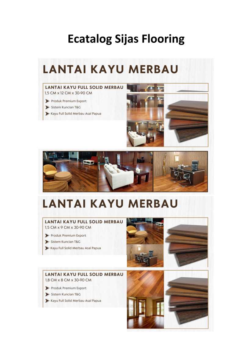 E-Catalog Sijas - Flooring