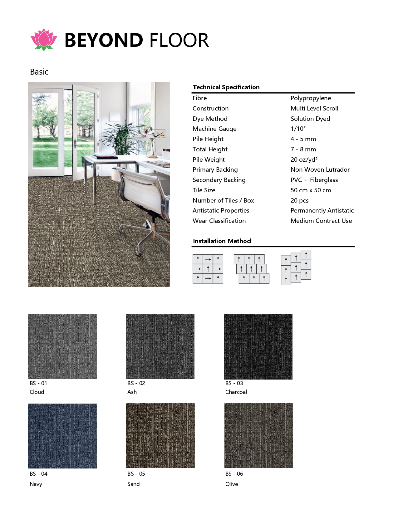 Beyond Series - Carpet Tile Premium Office