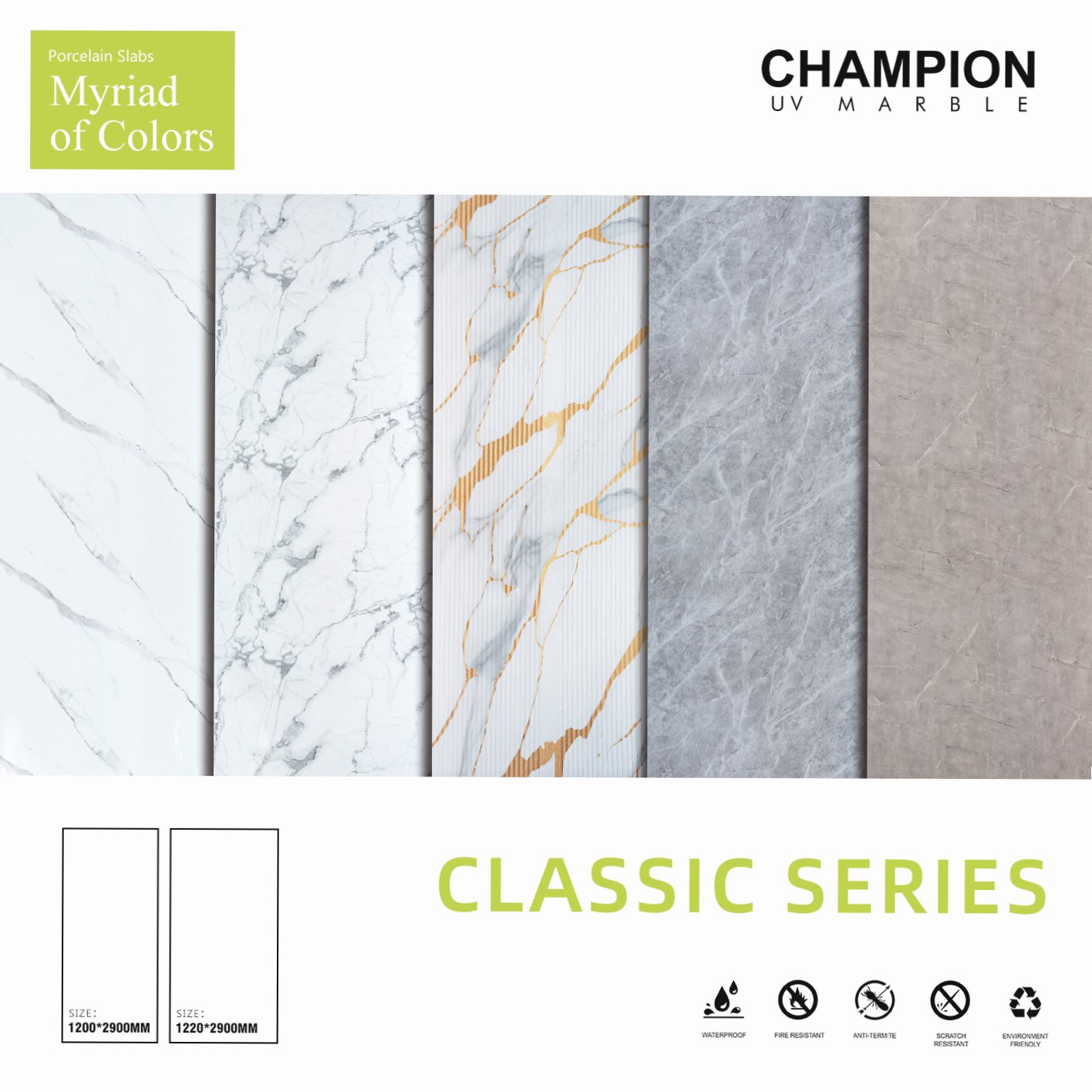 Catalog Champion - UV Marmer Classic Series