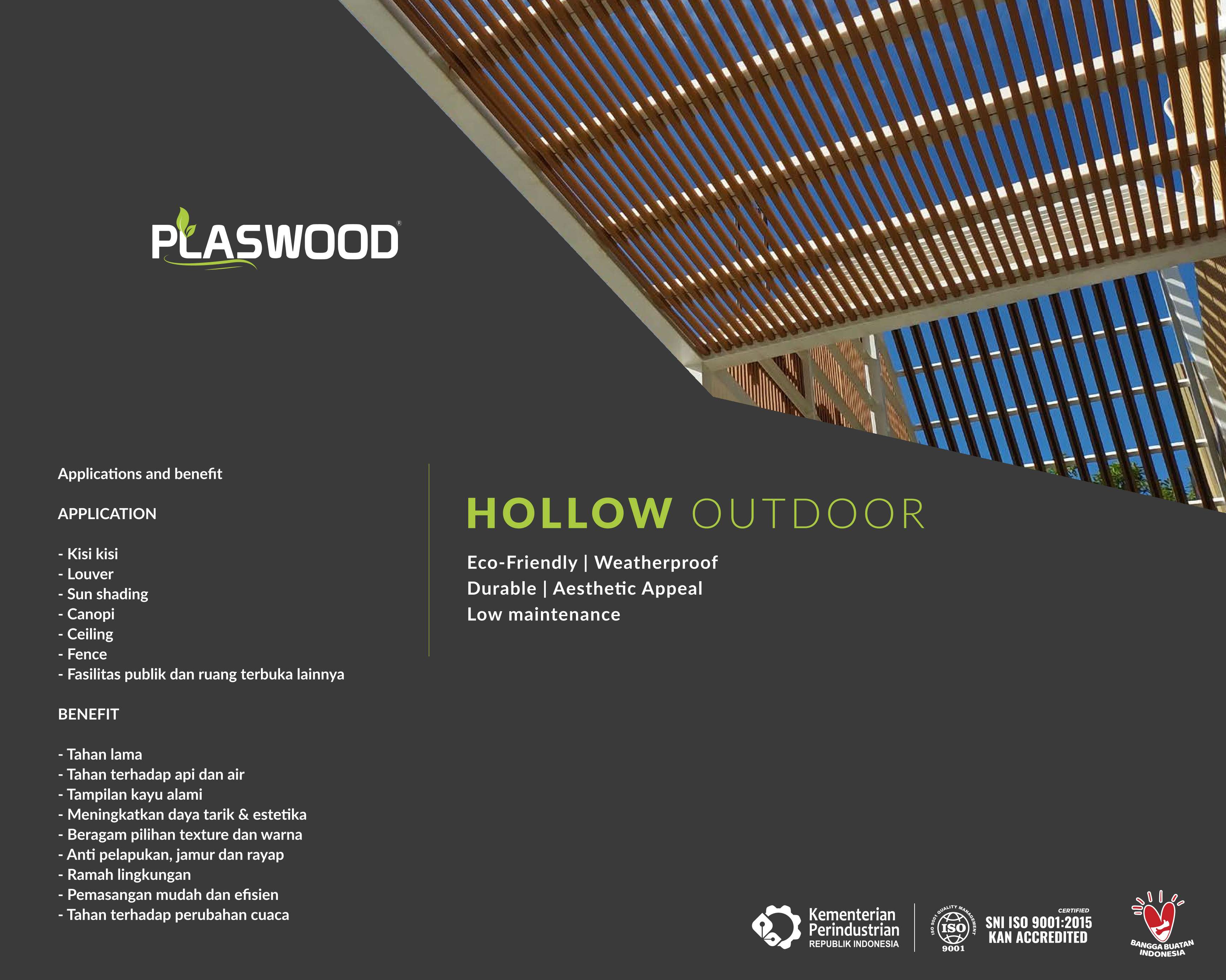 E-Catalog Plaswood - Hollow Outdoor
