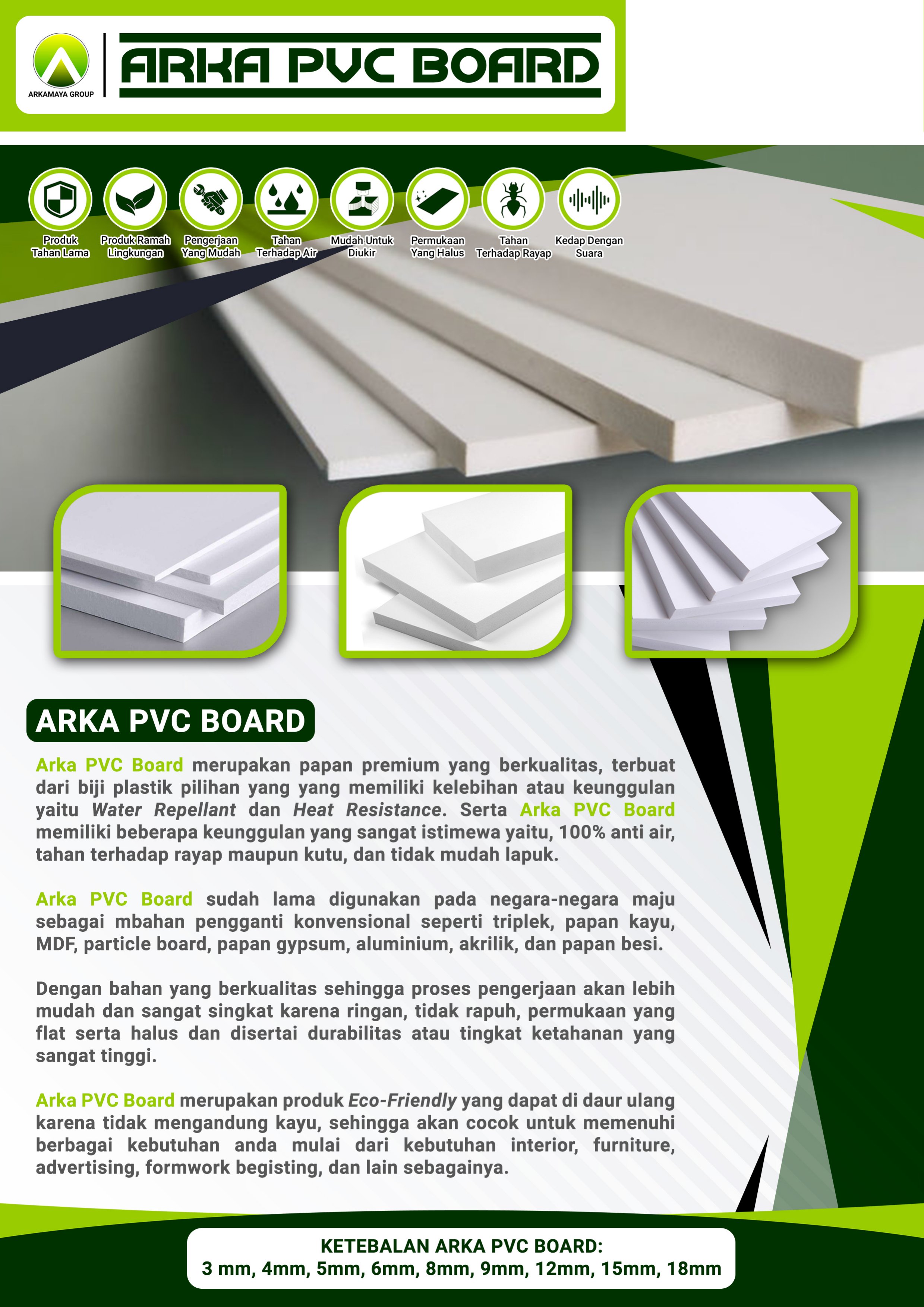 Catalog Arkamaya - PVC Board