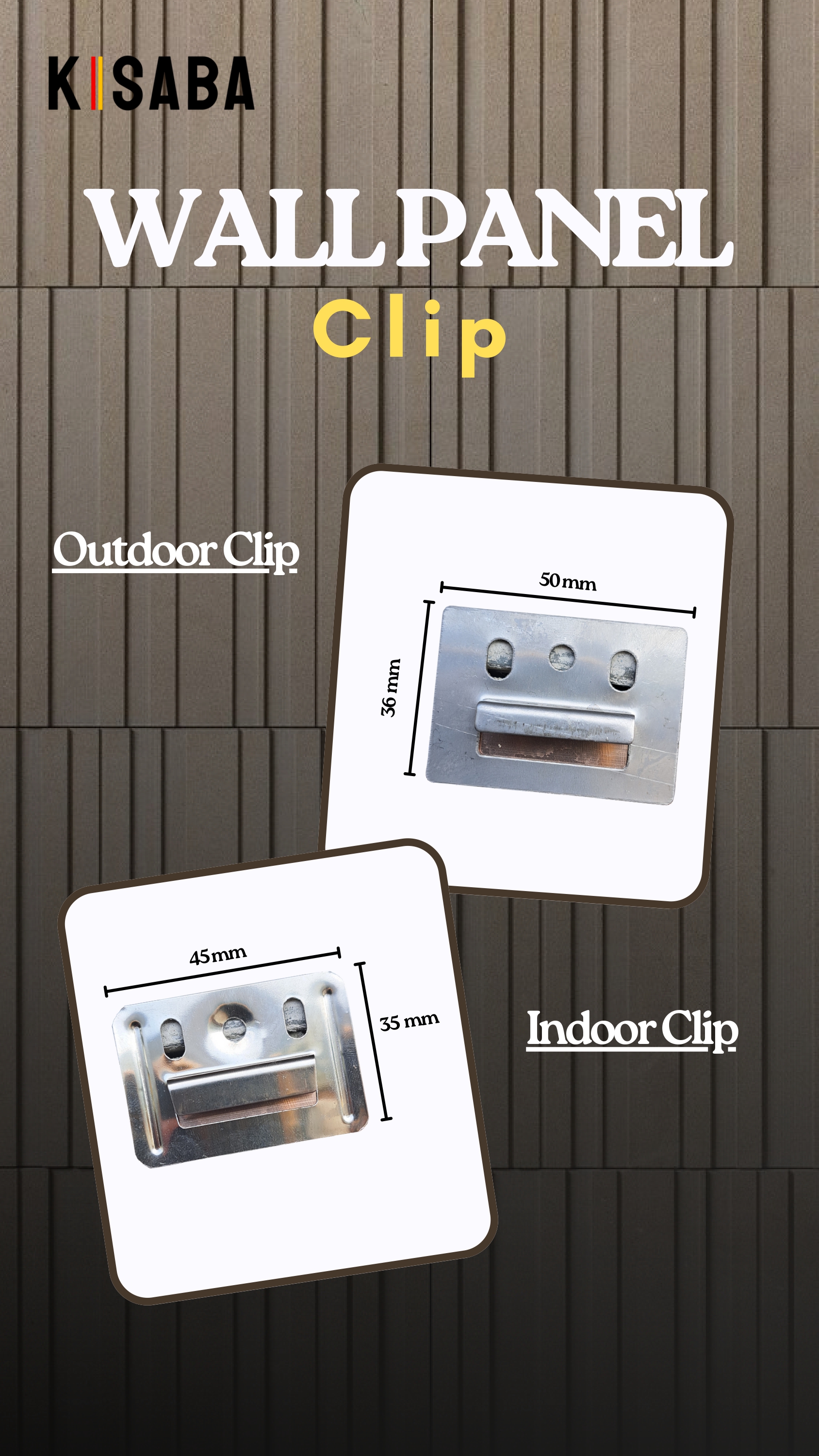 Accessories Clip Wallpanel