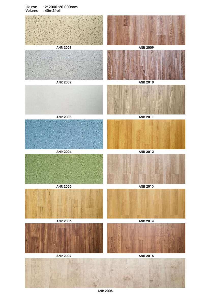 E-Catalog Arni - Vinyl Roll Anti Bakteri
