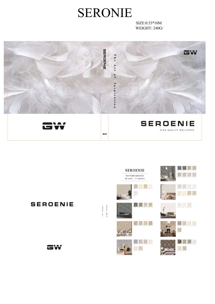 E-Catalog Golden Wallpaper - Wallpaper Seronie