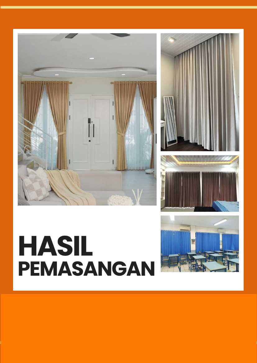 Hasil Pemasangan Gorden