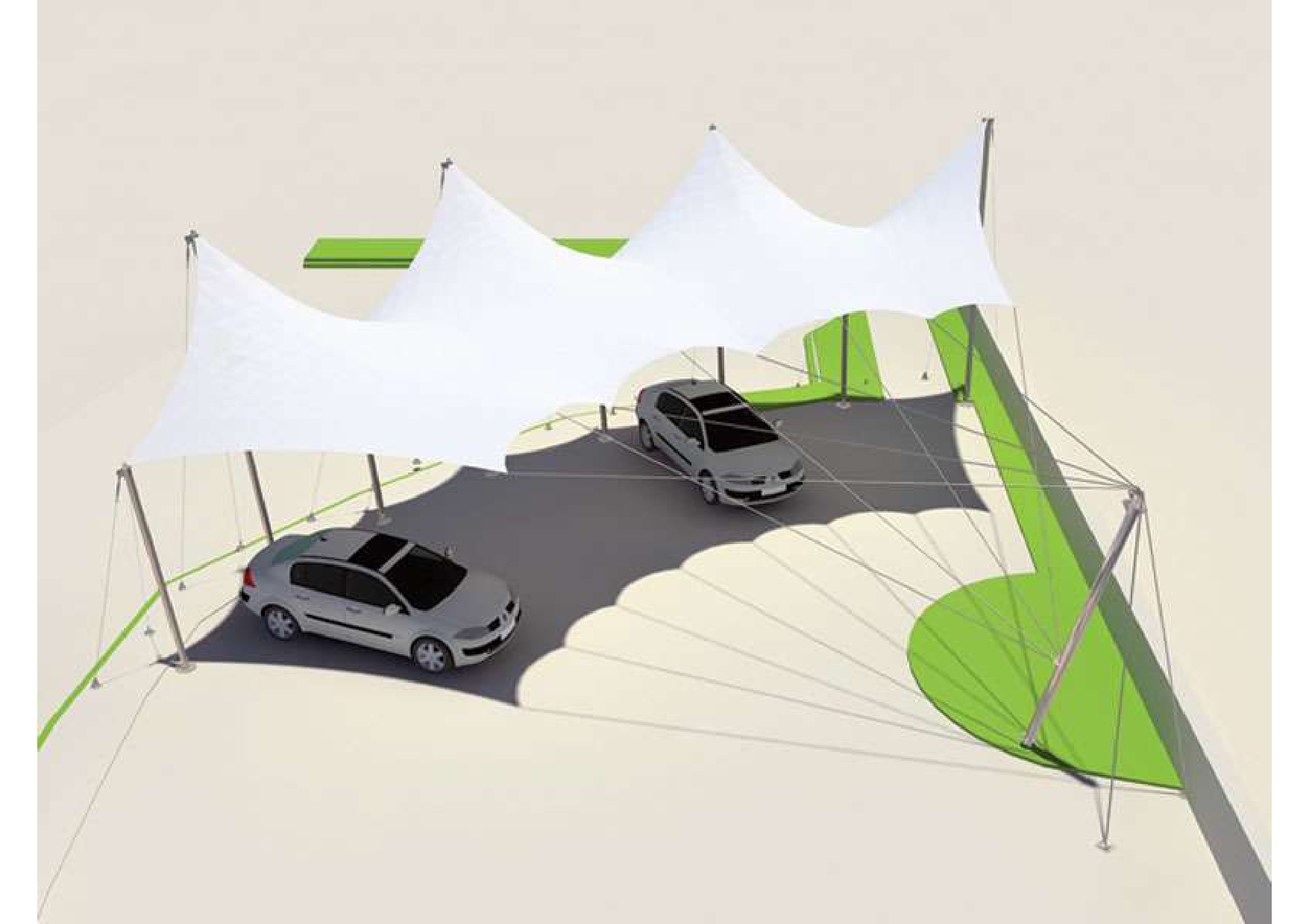 Tenda Membran Custom Structure