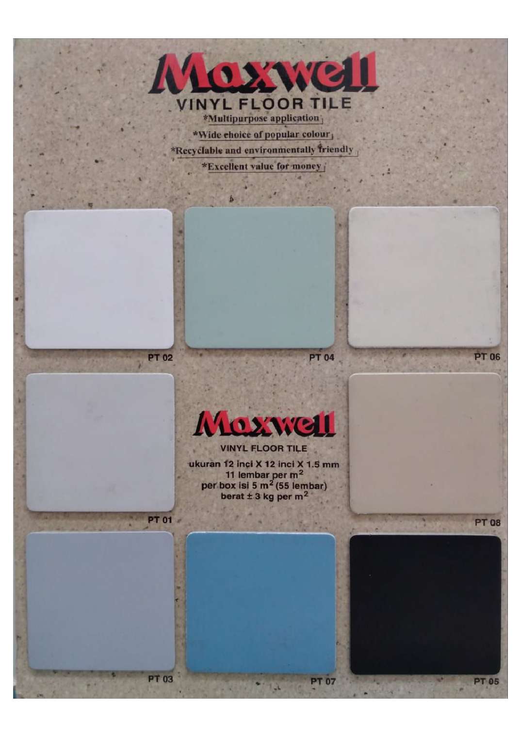 E-Catalog Elit - Vinyl Tile 1,5 mm Maxwell